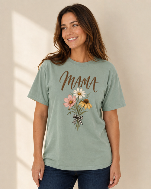 Mama Wildflower Bouquet T-Shirt