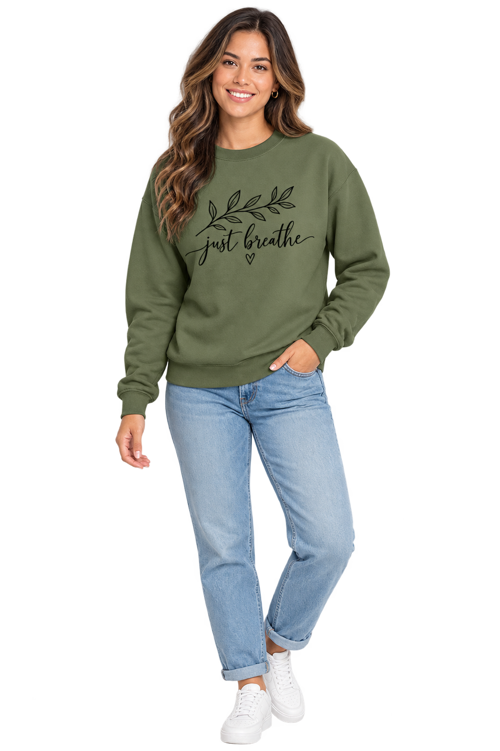 Just Breathe Crewneck