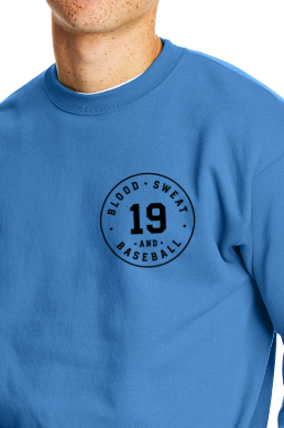 Blood, Sweat, and Baseball Crewneck