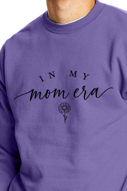 In my mom era Crewneck