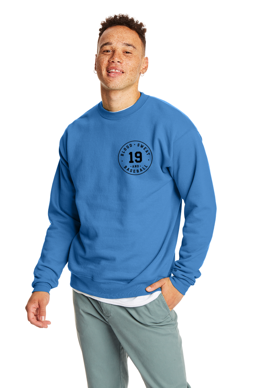 Blood, Sweat, and Baseball Crewneck