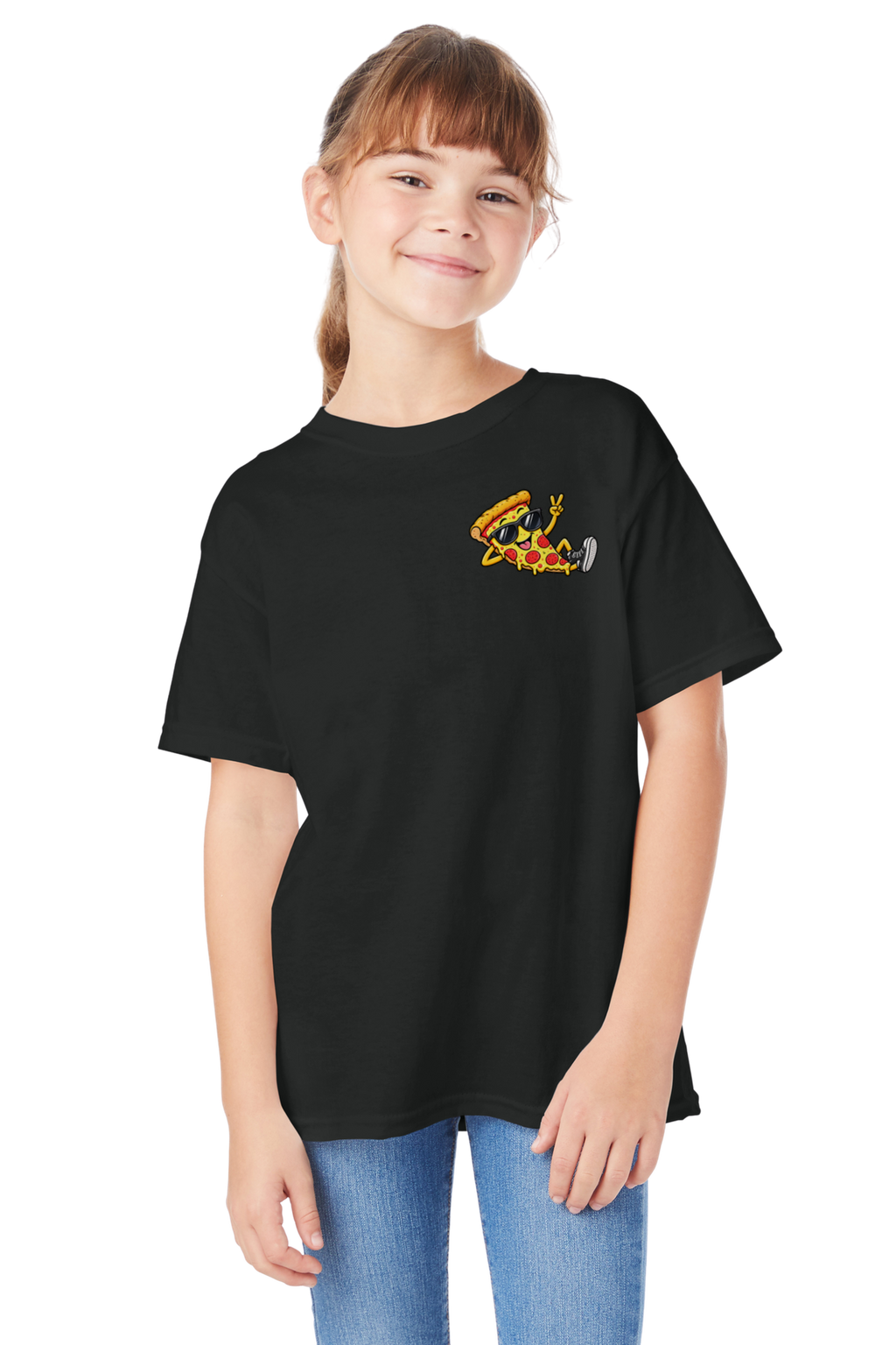 Powered by: Pizza & Snacks T-Shirt Youth