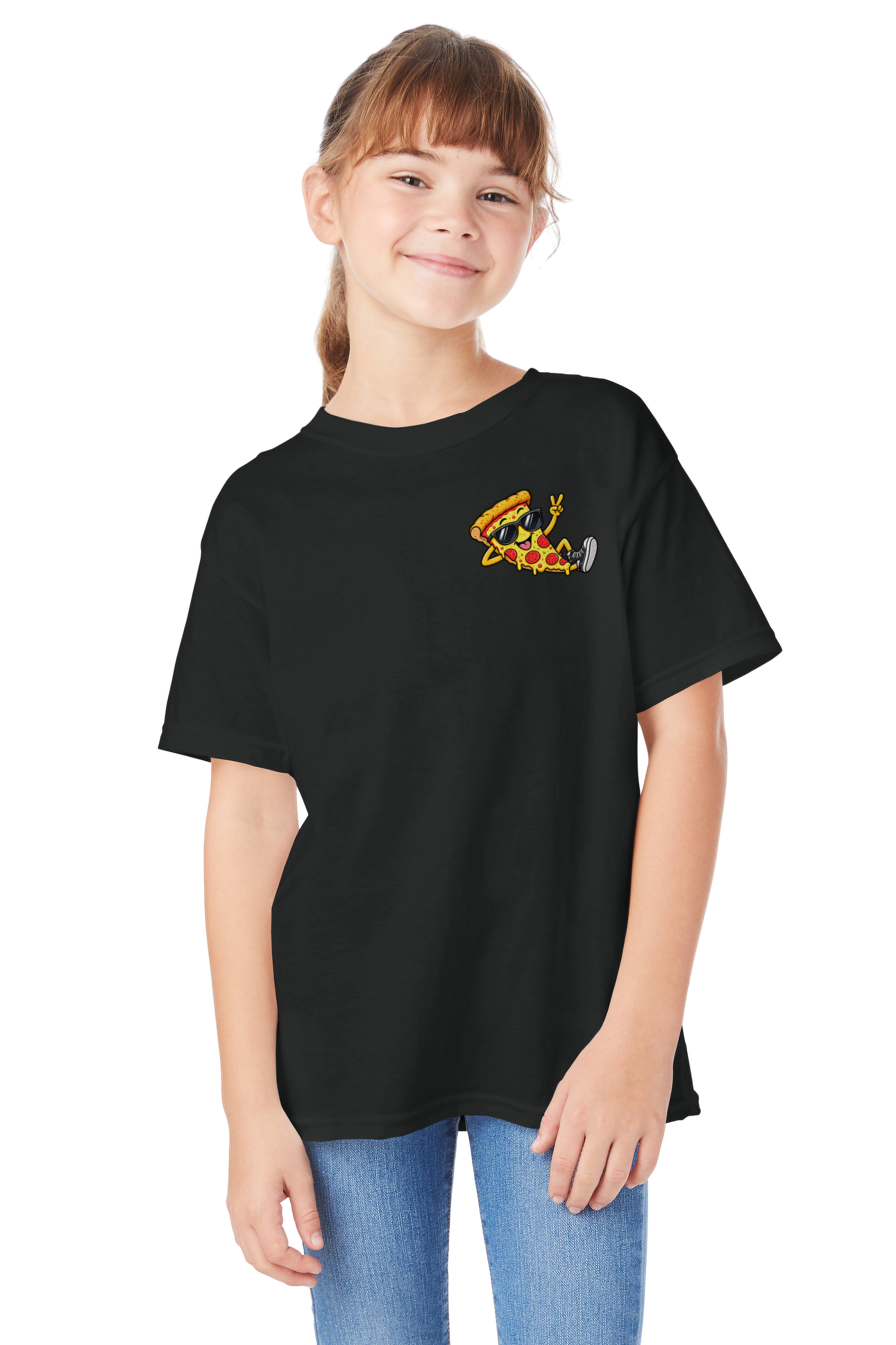Powered by: Pizza & Snacks T-Shirt Youth